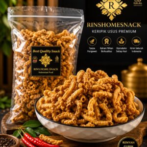 Keripik Usus Ayam Crispy Premium | Renyah & Gurih - Rinshomesnack